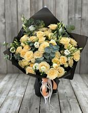 Букет цветов из:  Розы и Лизиантусы #REPLACE_PRED# Парфино