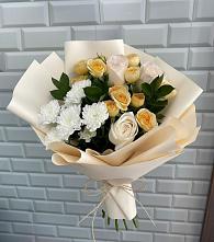 Букет цветов из:  Розы и Хризантемы в Парфино