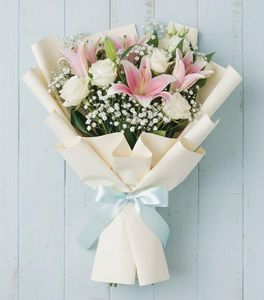 Букет цветов из: Лилии в Парфино