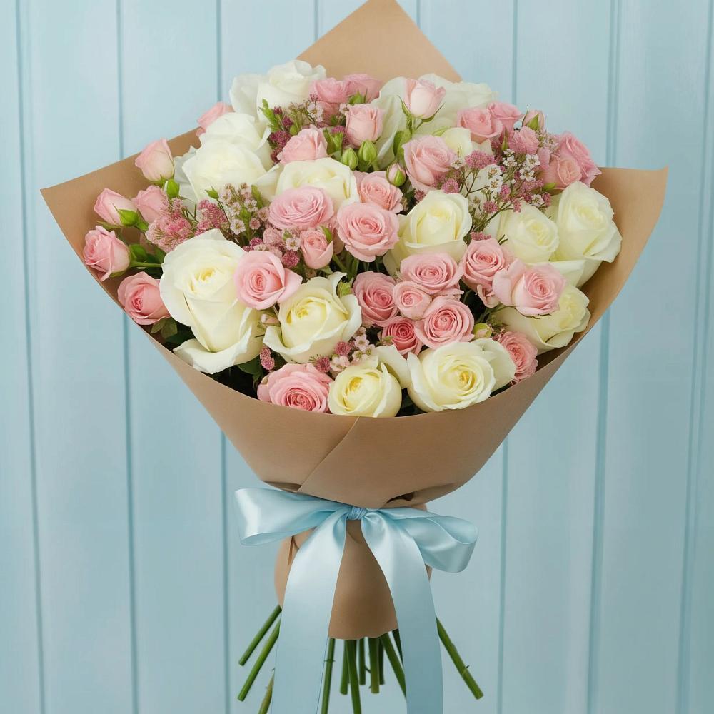 Букет цветов из: Розы в Парфино