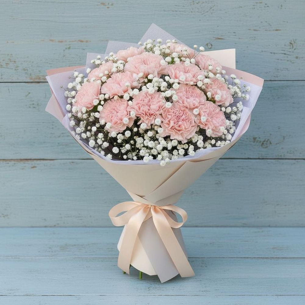 Букет цветов из: Гвоздики в Парфино