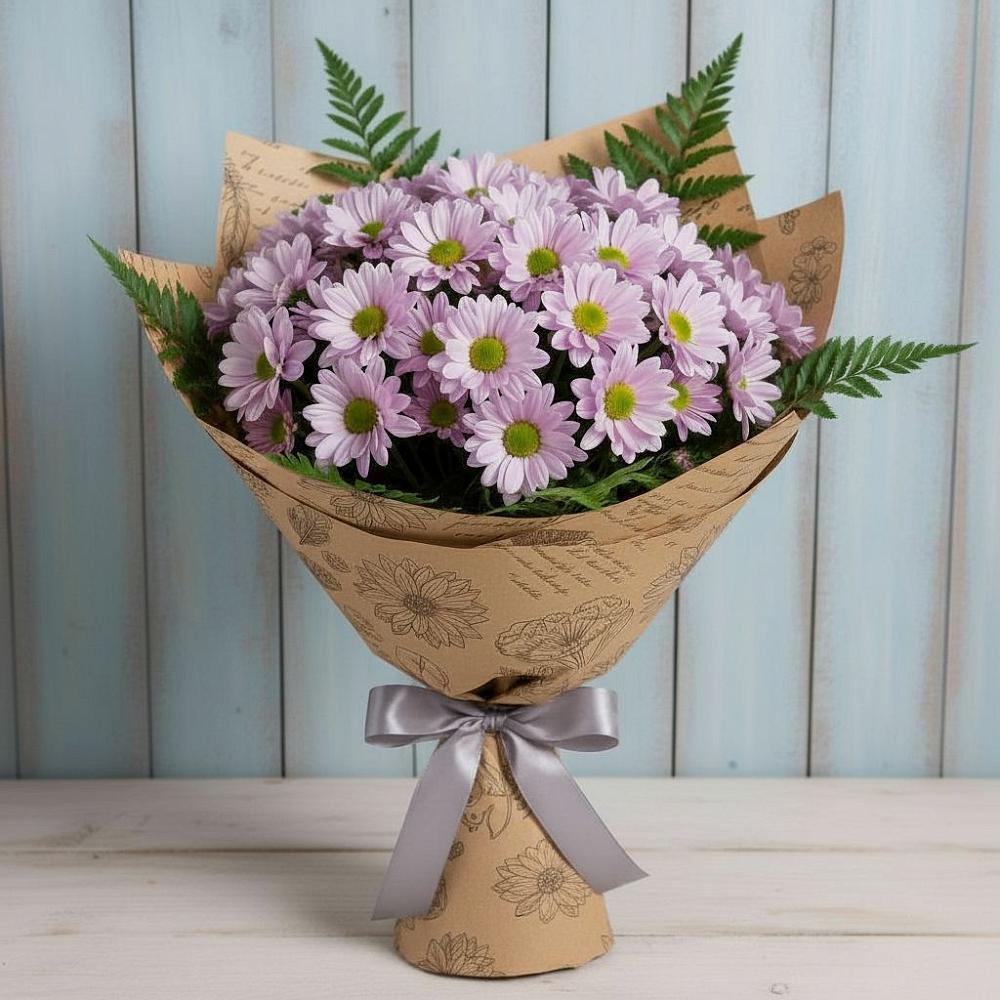 Букет цветов из: Хризантемы в Парфино