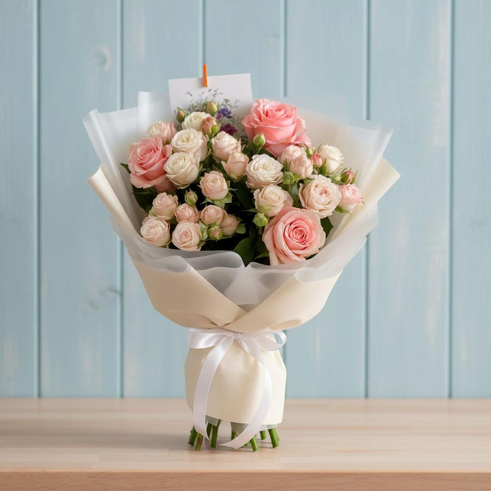 Букет цветов из: Розы в Парфино