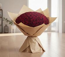 Букет 101 Красная роза в Парфино