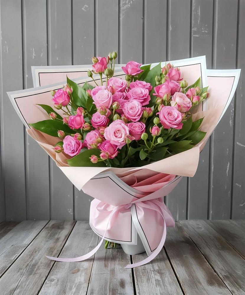 Букет Розовый кустик в Парфино