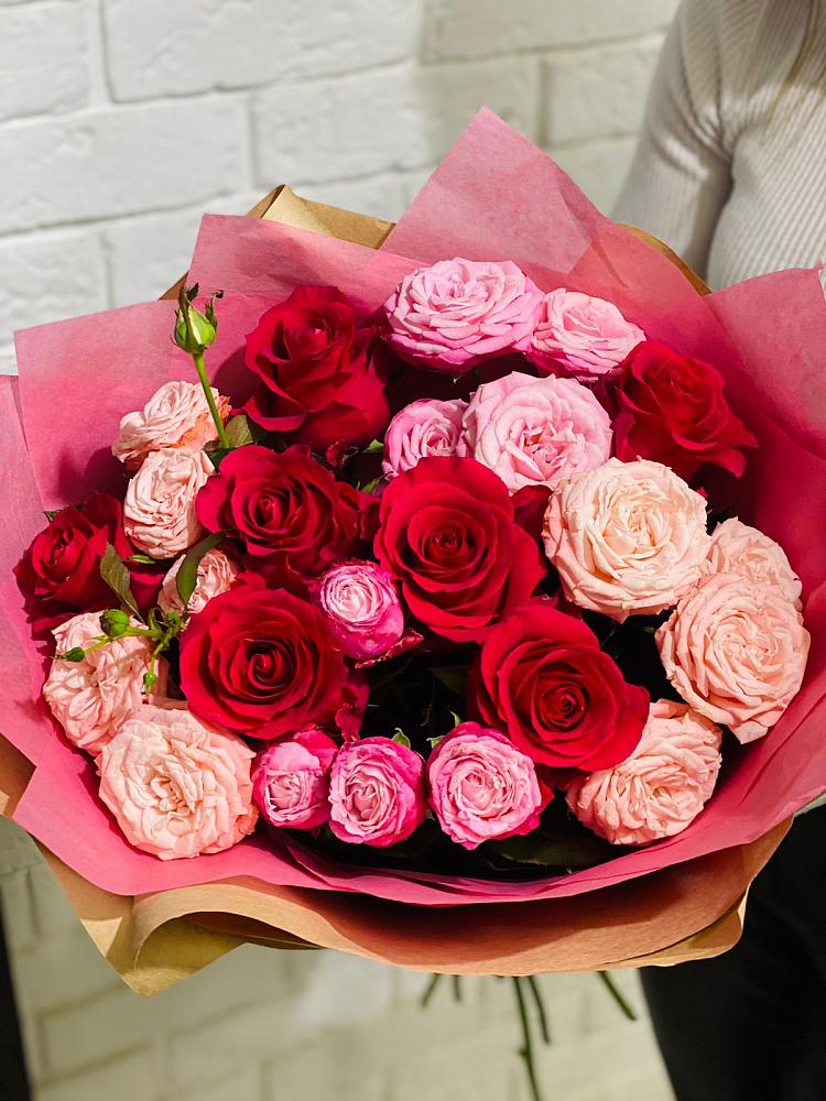 Букет цветов из: Розы в Парфино