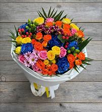 Букет цветов из:  Розы и Хризантемы #REPLACE_PRED# Парфино