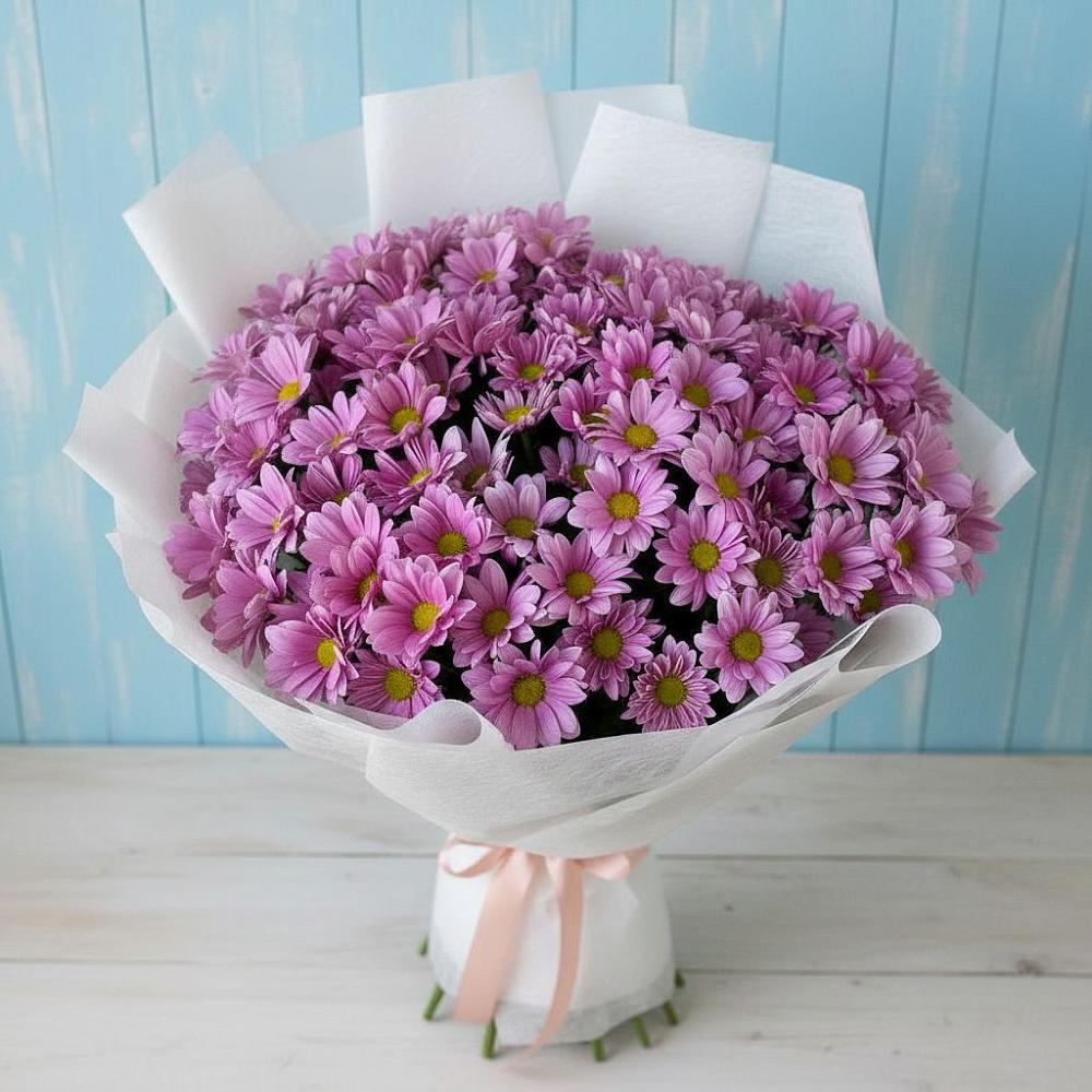 Букет цветов из: Хризантемы в Парфино