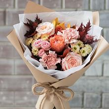 Букет цветов из:  Гвоздики, Хризантемы и Розы #REPLACE_PRED# Парфино