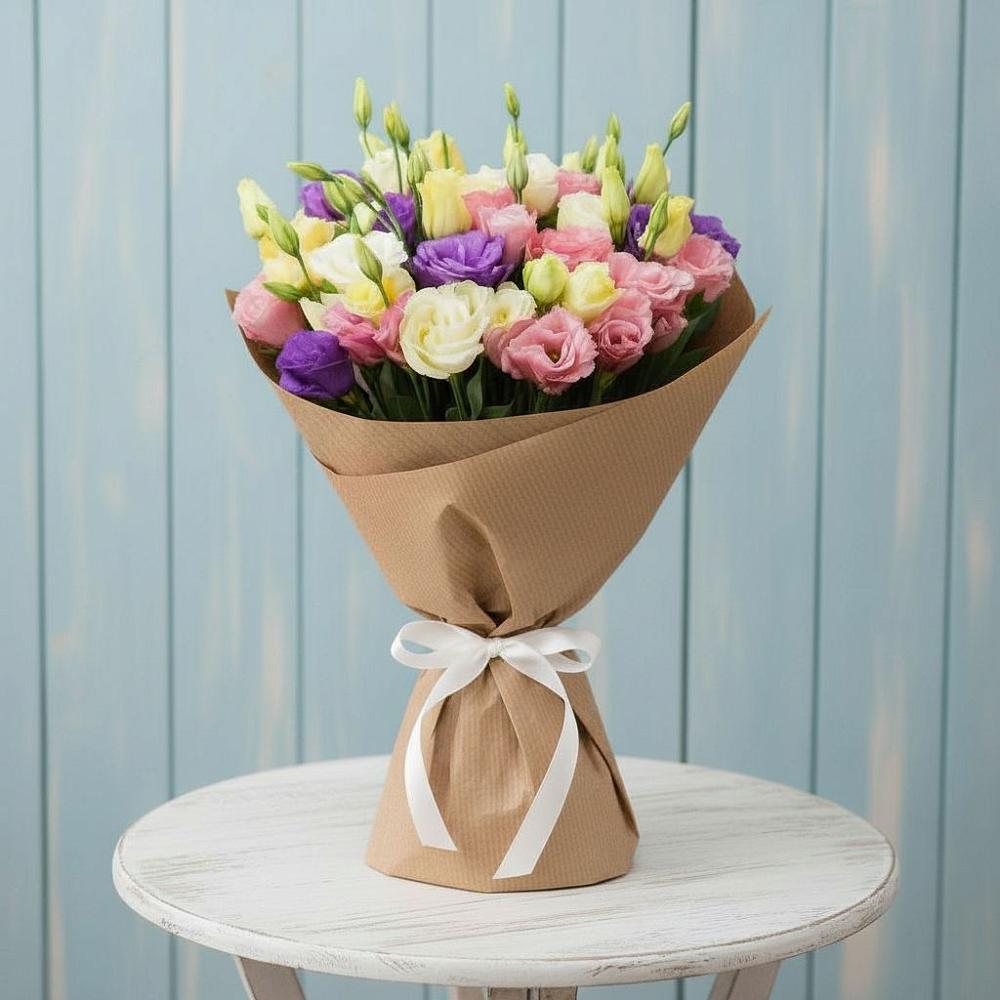 Букет цветов из: Лизиантусы в Парфино