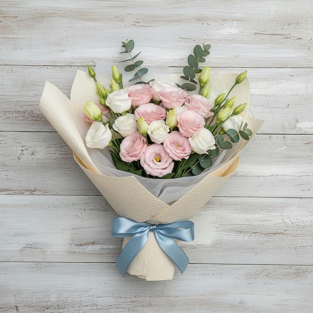 Букет цветов из: Лизиантусы в Парфино